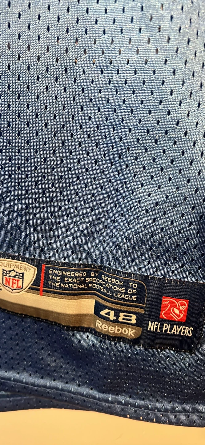 Reebok Tennessee Titans Johnson #28 Football Jersey Size 48 - photo 4
