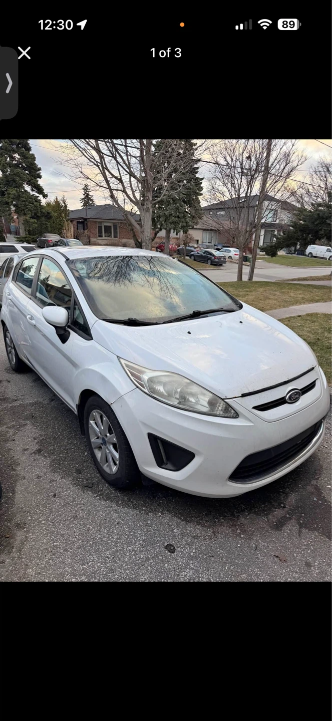 White Ford Fiesta “250K KM”