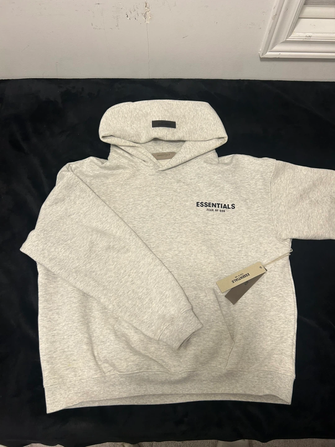 ESSENTIALS light oatmeal hoodie