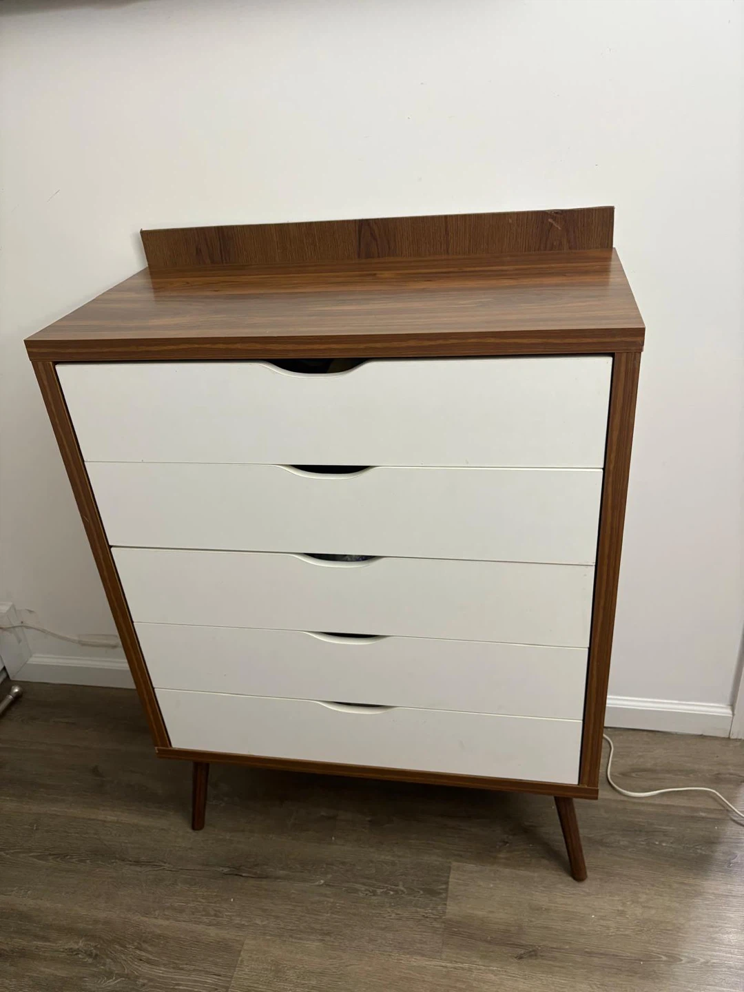 Mid-Century Modern 5-Drawer Dresser