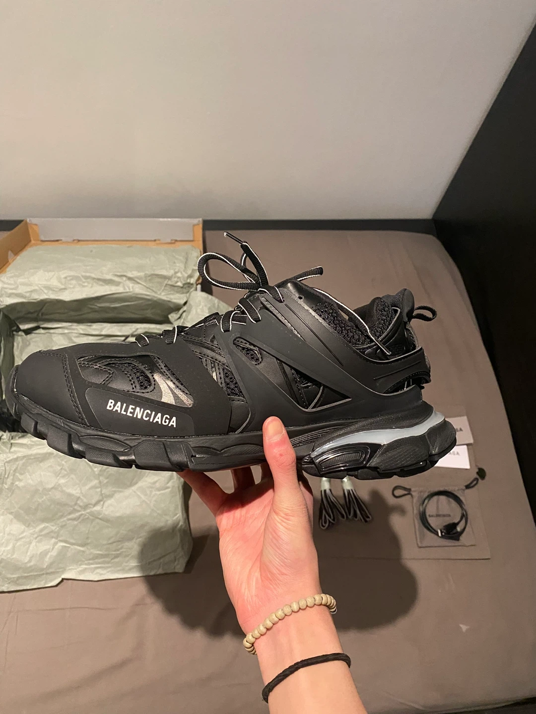 Balenciaga Track Sneakers - Black - photo 3