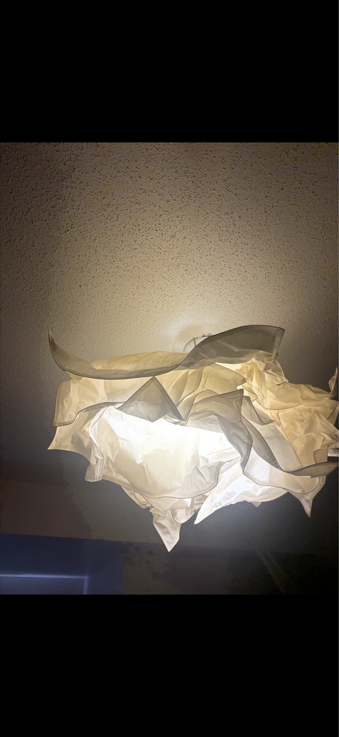 Paper Lampshade Pendant Light Fixture