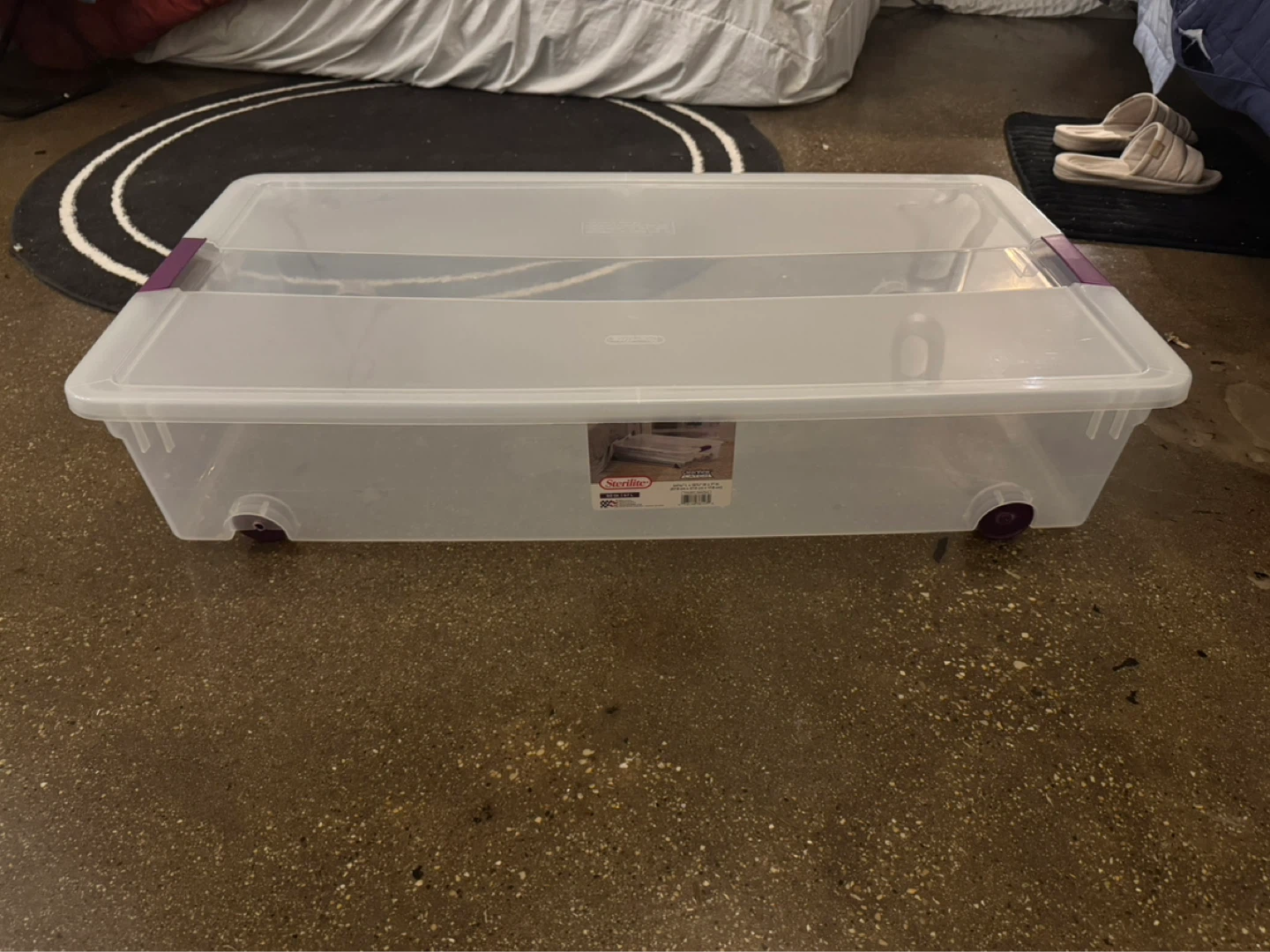 [Moving Sale] Underbed Storage Bins with Wheels (Set of 3) - photo 3