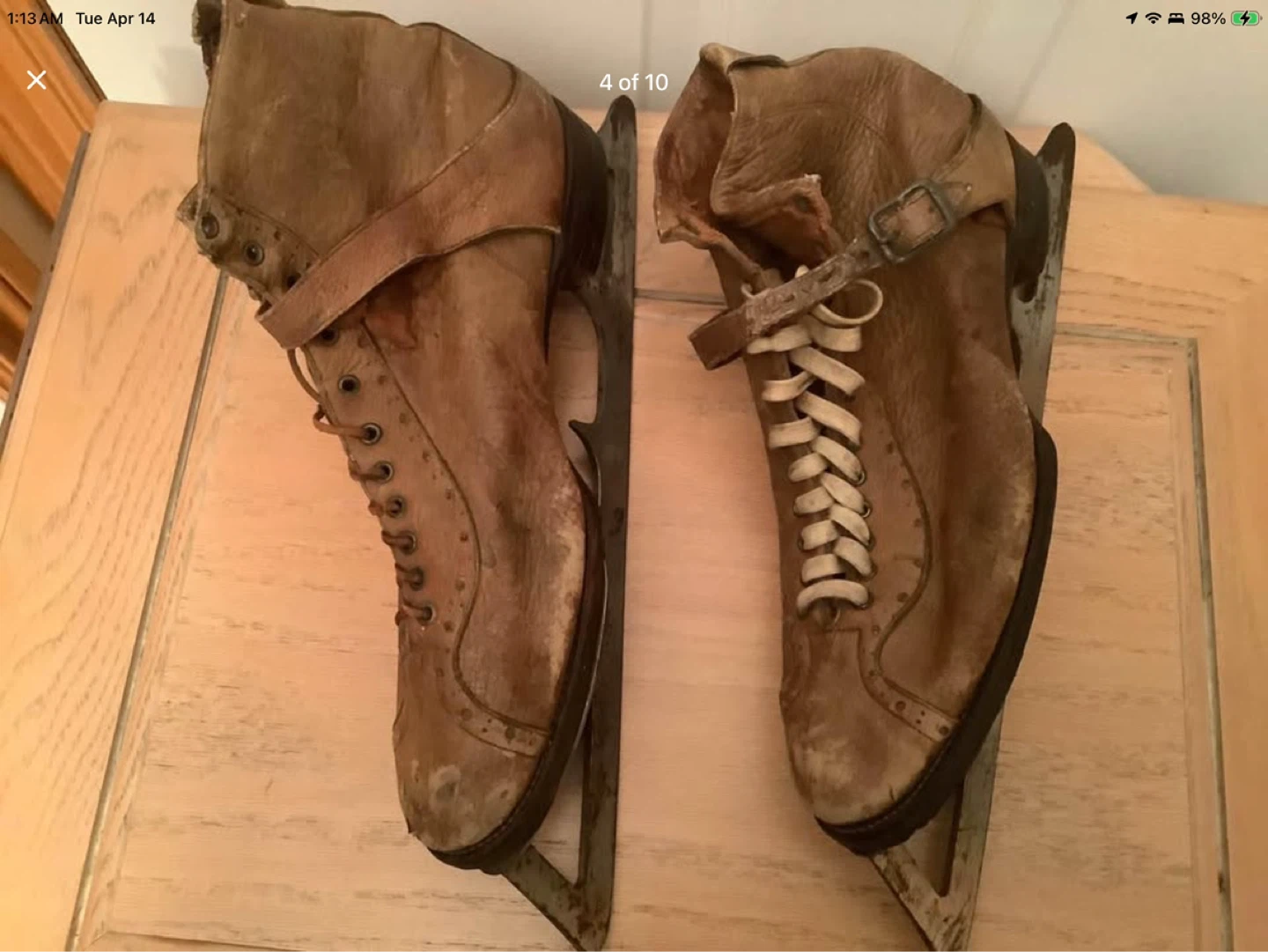 Early 1900’s Henry Boker’s Dominion Men’s Leather Skates 🐞 - photo 4