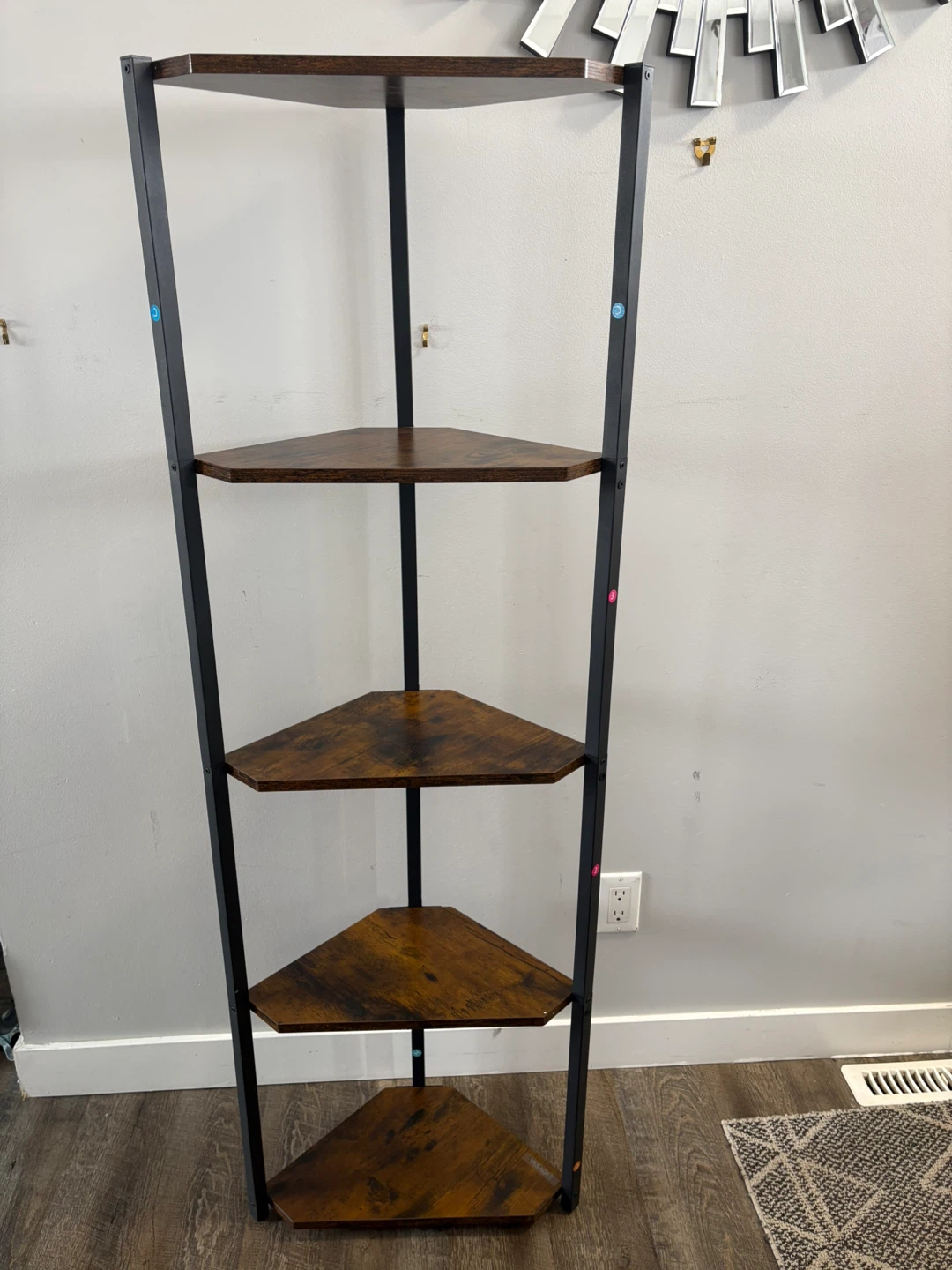 Brand New corner Self Stand with LED Lights