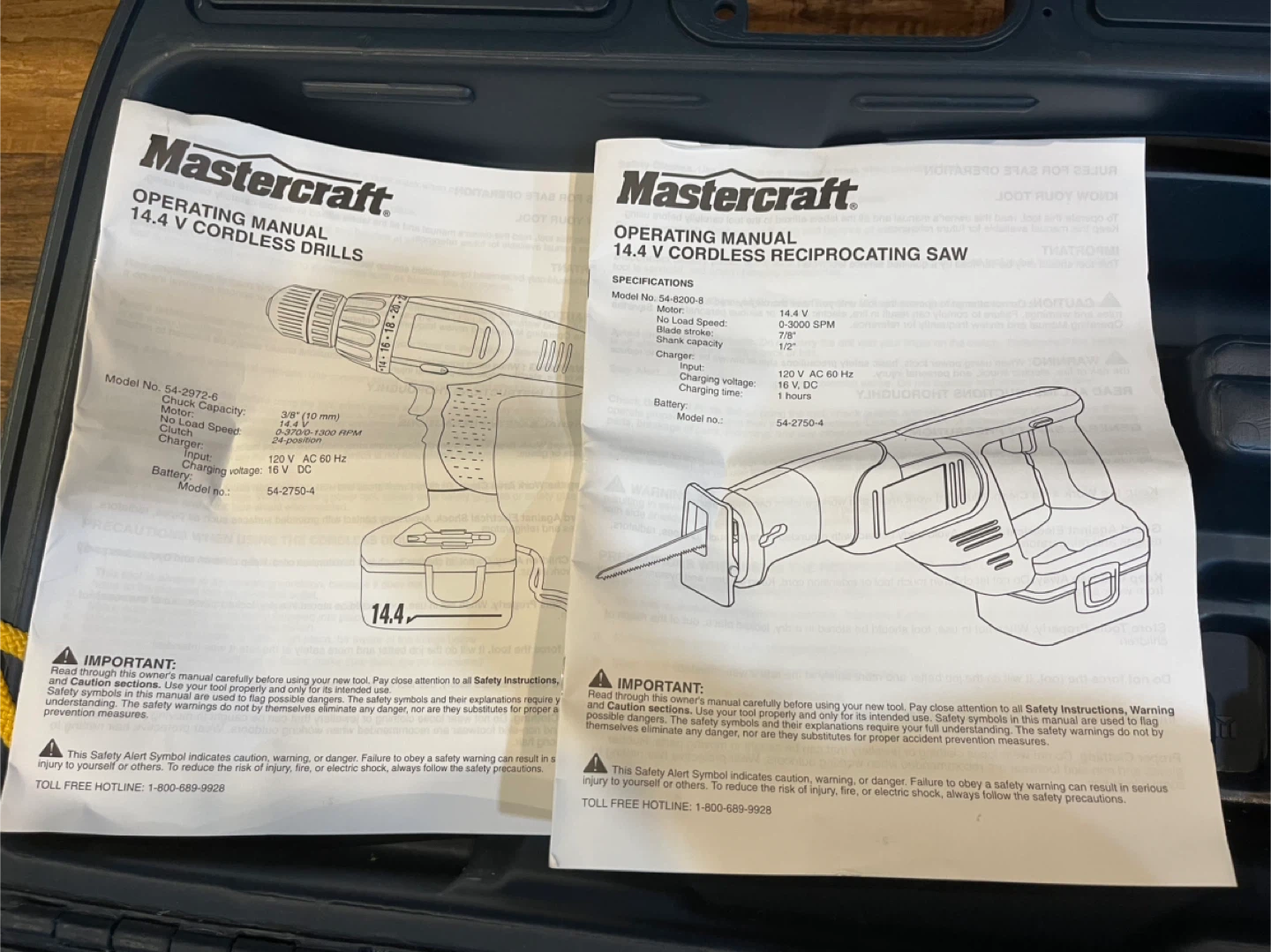 Mastercraft 14.4v cordless power tools set - photo 3