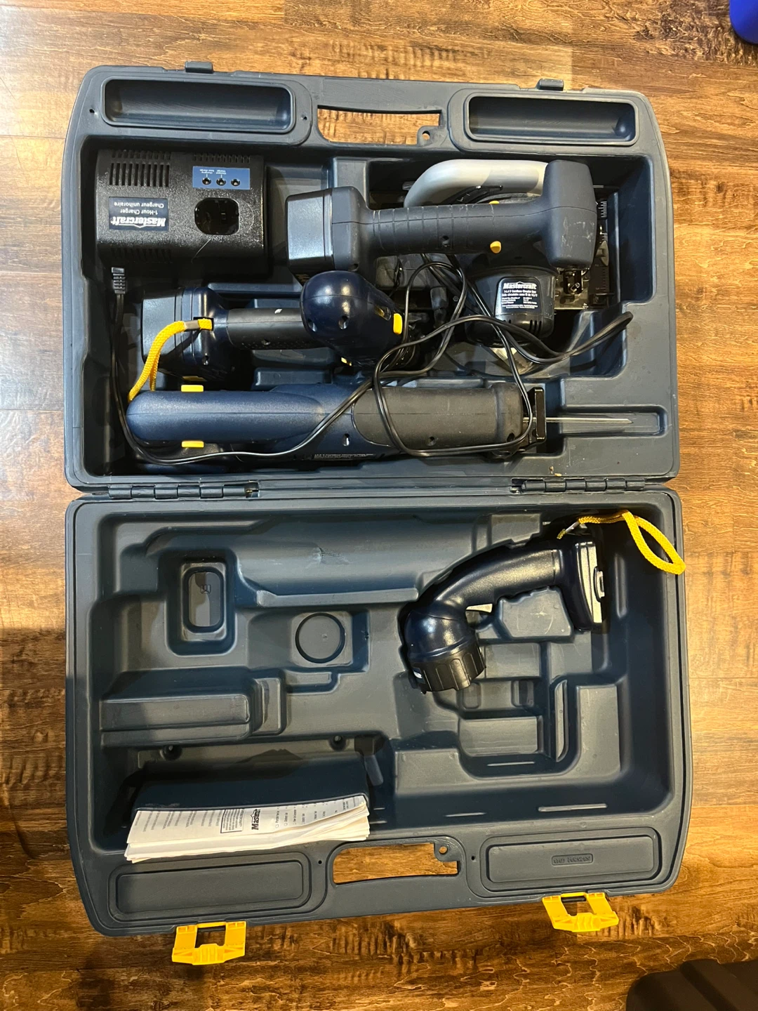 Mastercraft 14.4v cordless power tools set