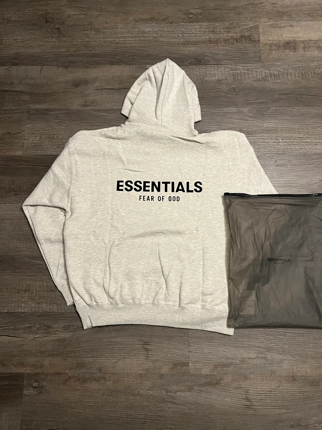 ESSENTIALS Fear of God Hoodie - Light Grey - Size M - photo 2
