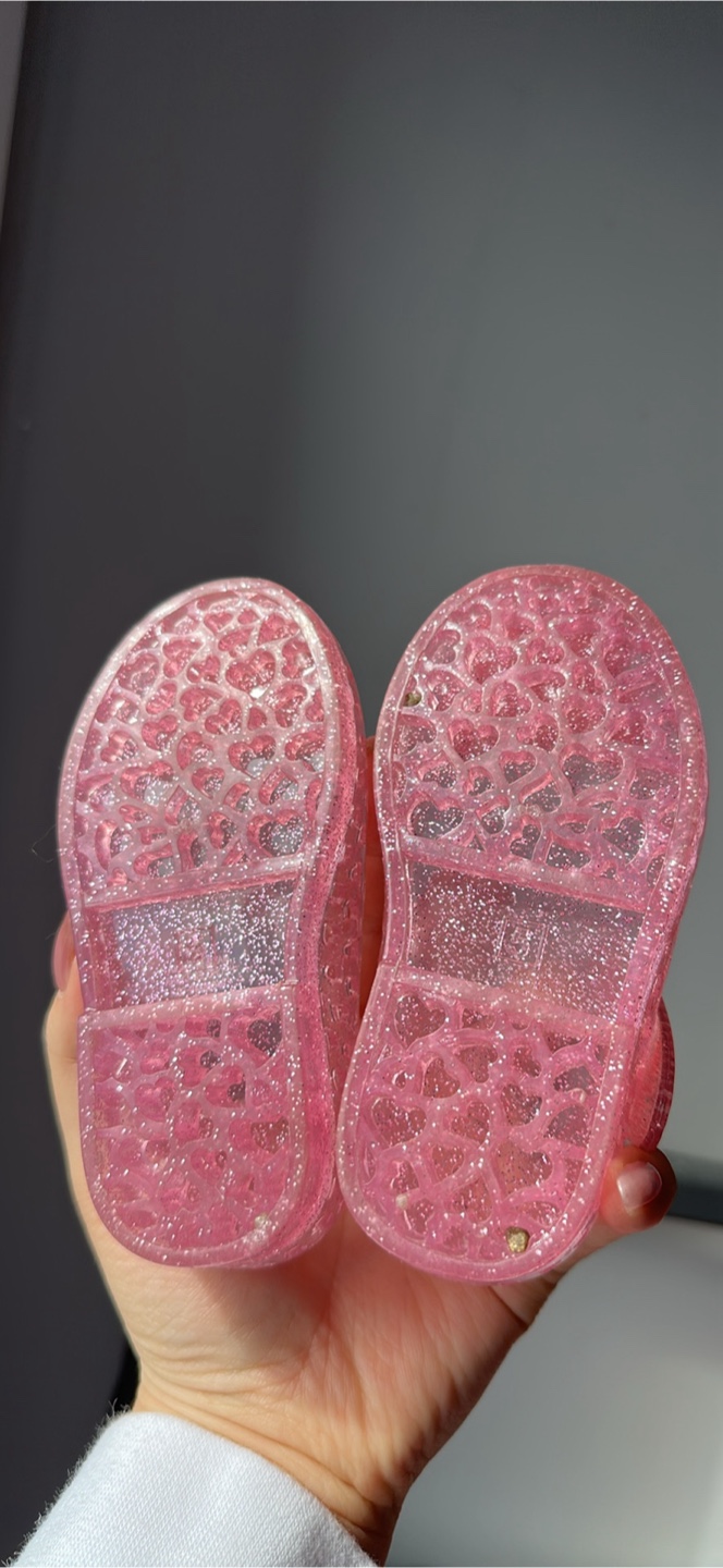 Pink Butterfly Size 5 Toddler Jelly sandals - photo 2