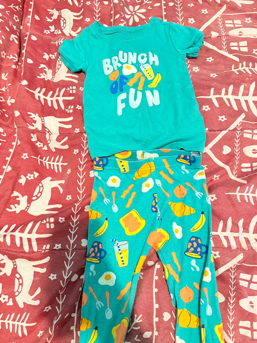 Old Navy "Brunch of Fun" Pajamas - Size 3T