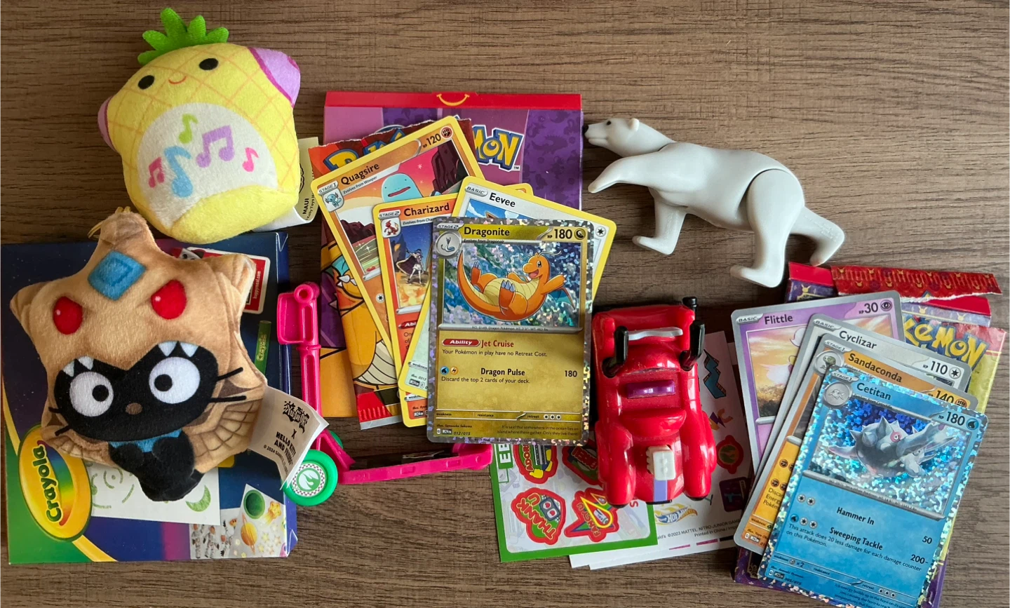 Happy Meal Toys and Pokemon Cards