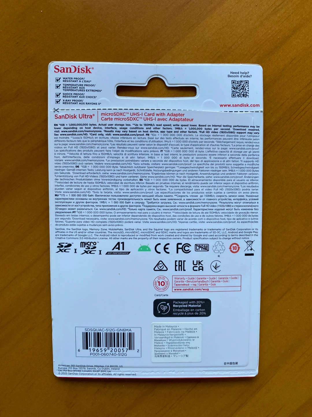 San disk ultra 512 gb micro sdxc UHS 1 card - photo 2