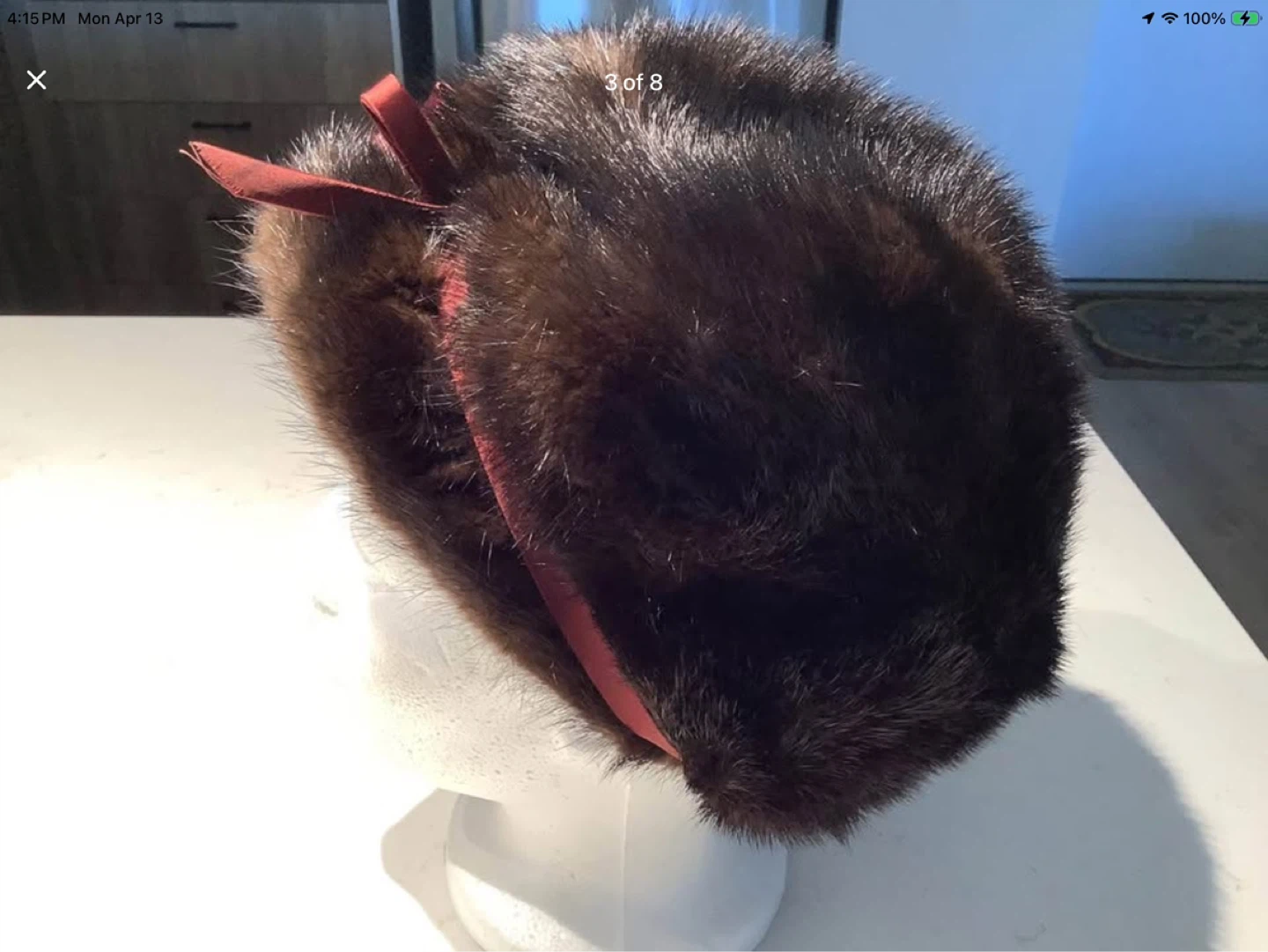 #2 Vintage Richelieu Ladies Fur Hat 🐞 - photo 3