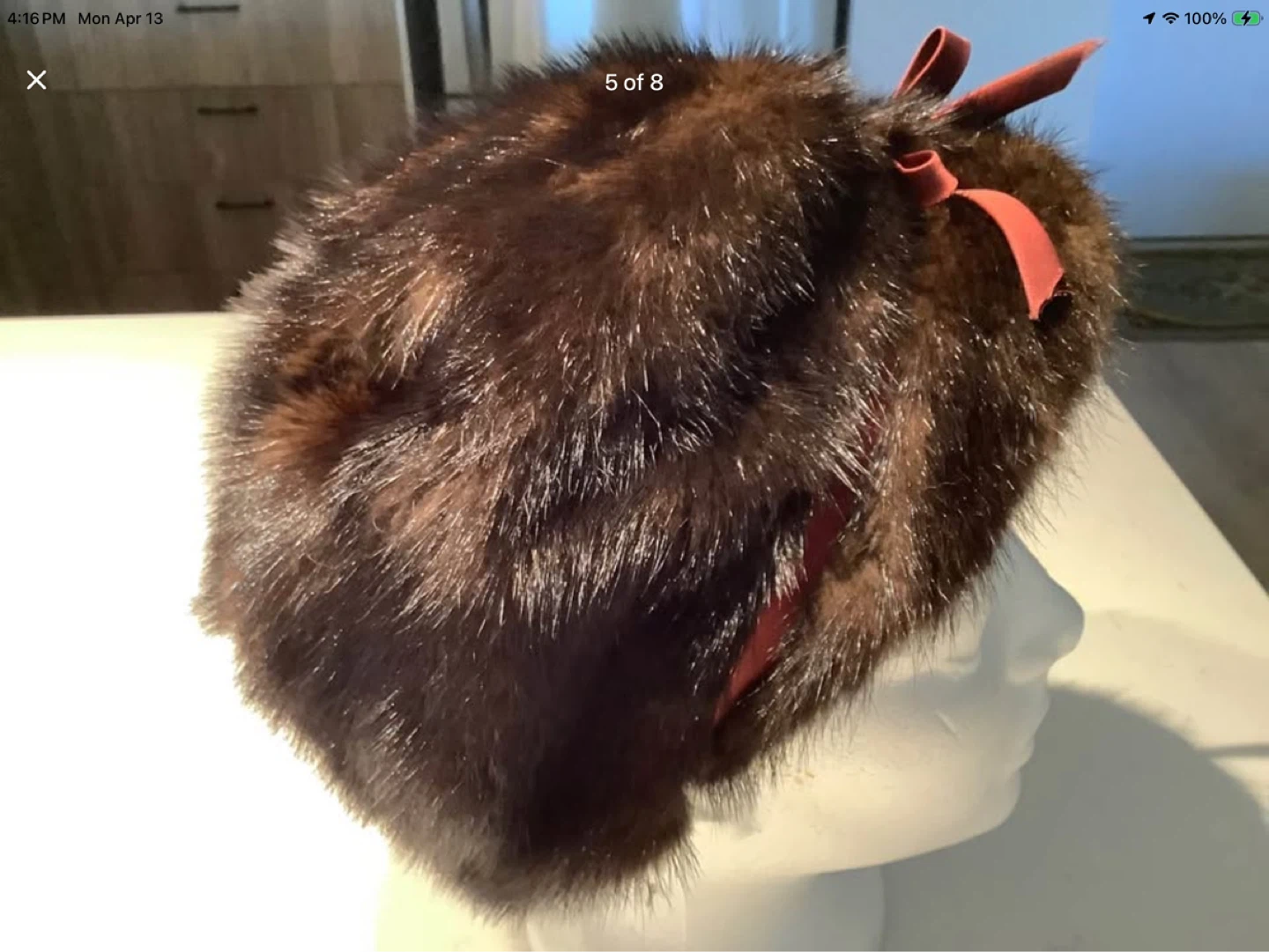 #2 Vintage Richelieu Ladies Fur Hat 🐞 - photo 5