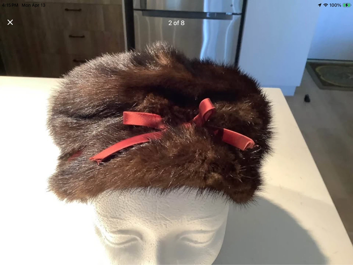#2 Vintage Richelieu Ladies Fur Hat 🐞 - photo 2