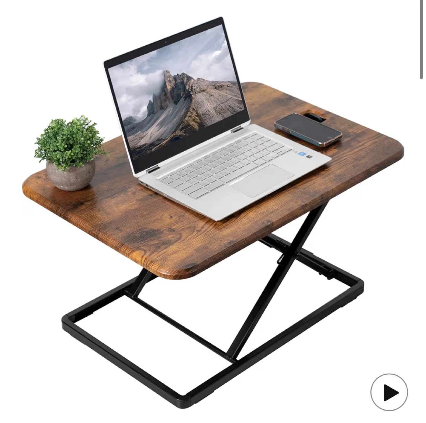 L-Shaped Computer Desk + Standing Desk Attachment - photo 3