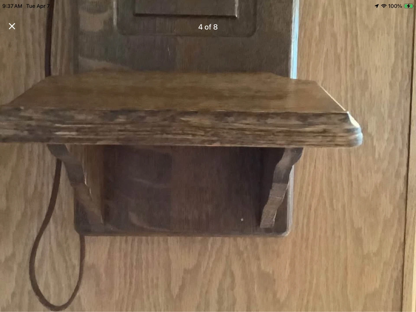 Ant “The Northern Elec & Man Co Ltd Oak Crank Wall Telephone 🐞 🐞 - photo 4
