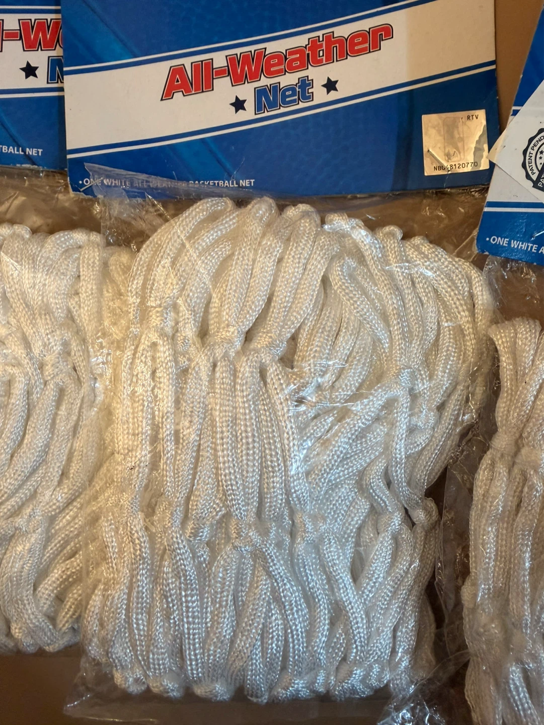 All-Weather Net Basketball Nets - White (3-Pack) - photo 2