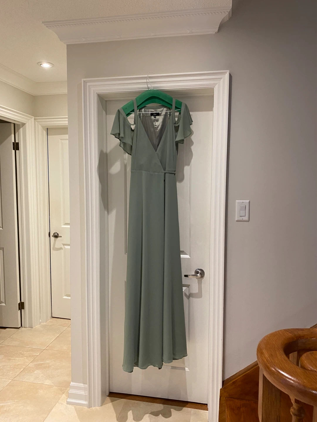 Sage Green Gown - Size M