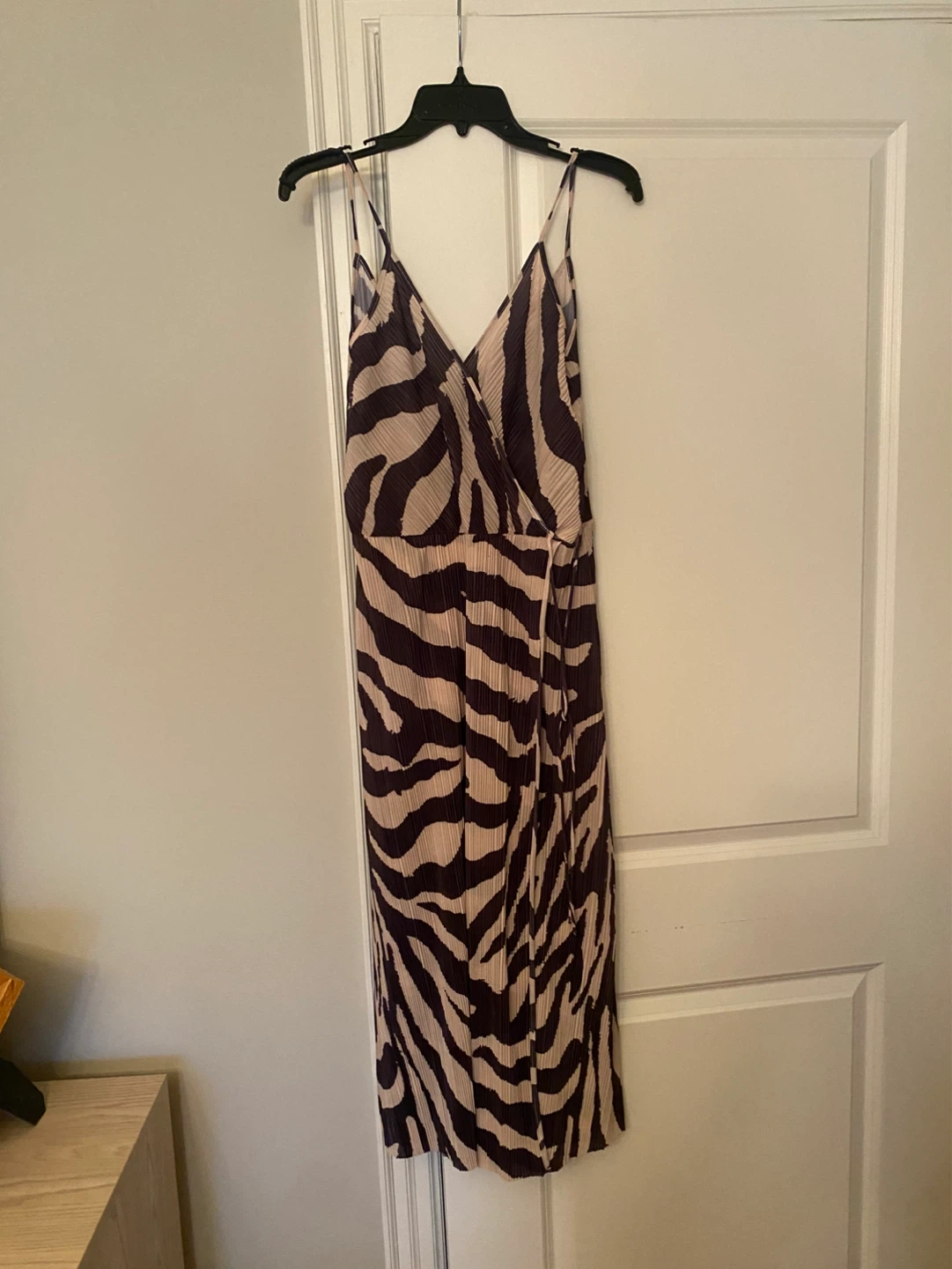 Animal Print Wrap Dress