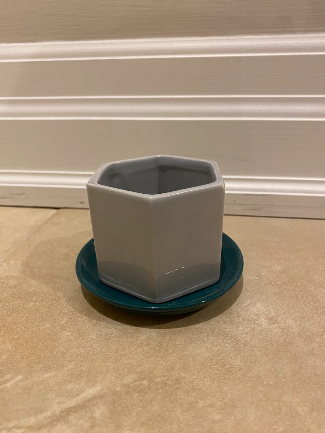 Ceramic Hexagonal Planter