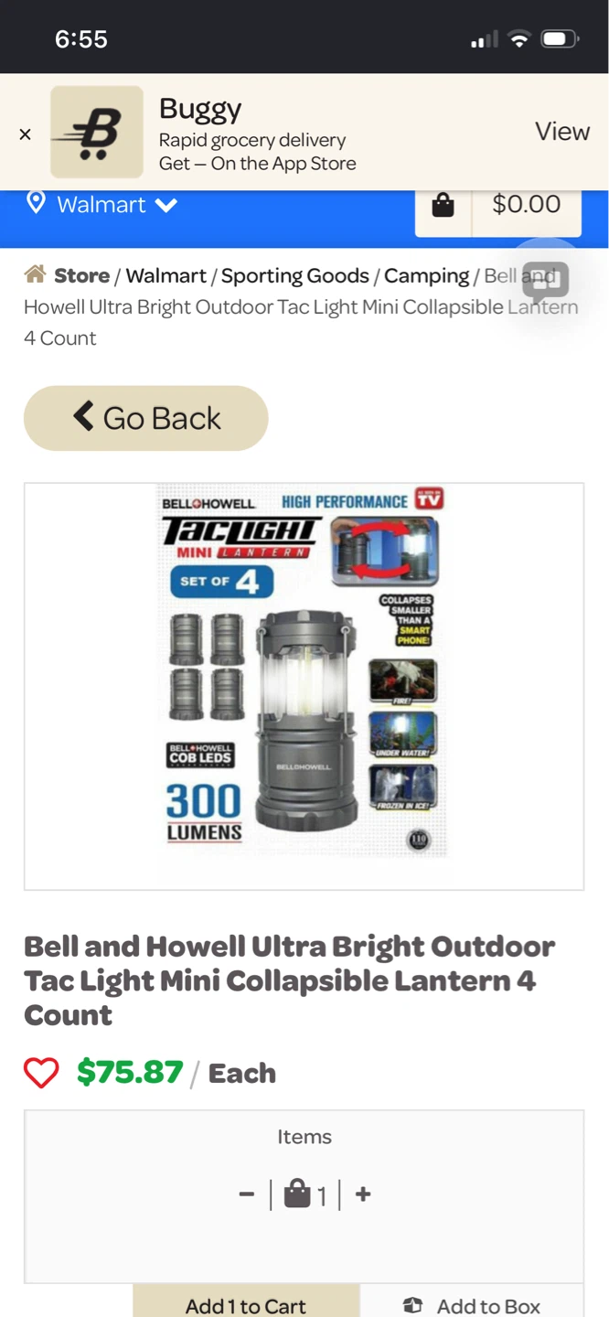 Bell+Howell TacLight Mini Lantern Set of 4 - photo 2