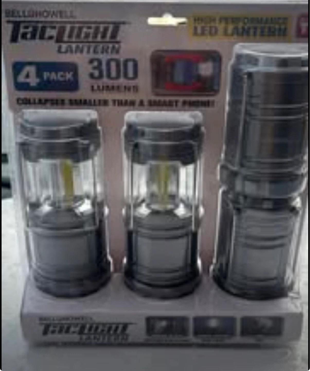 Bell+Howell TacLight Mini Lantern Set of 4