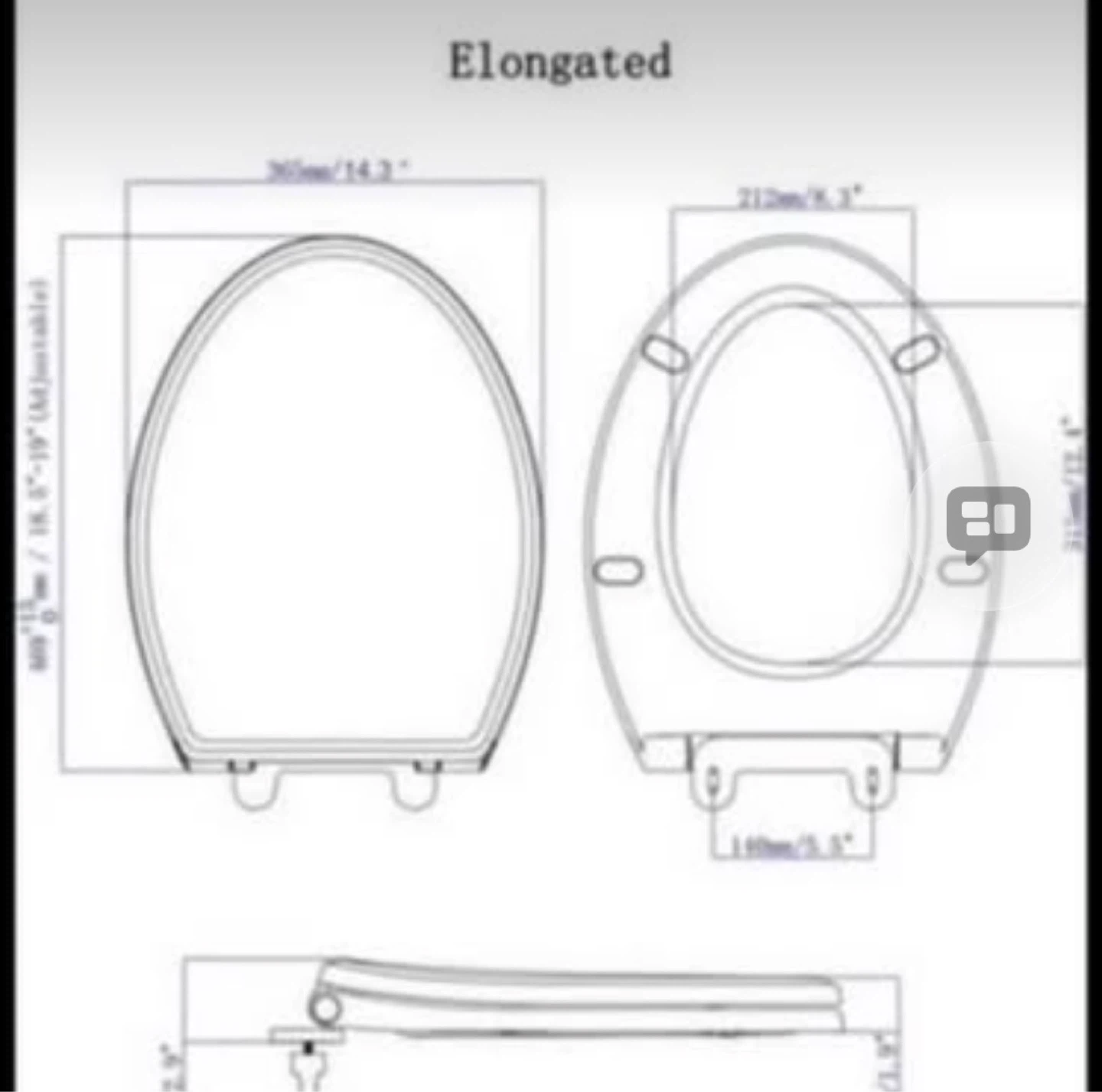 Hibbent Toilet Seat & Cover - photo 5