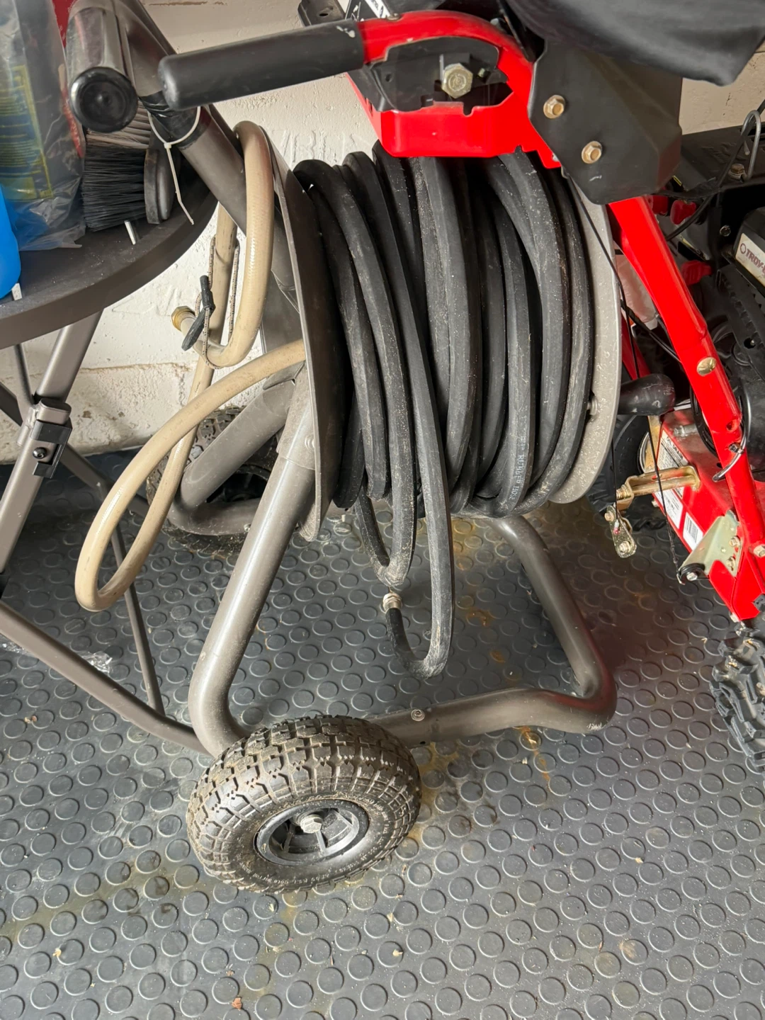 Power Washer Hose Reel Cart with hose - photo 2