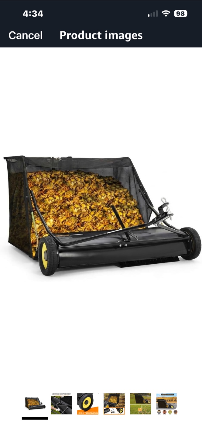 52-inch Tow Behind Lawn Sweeper - photo 4