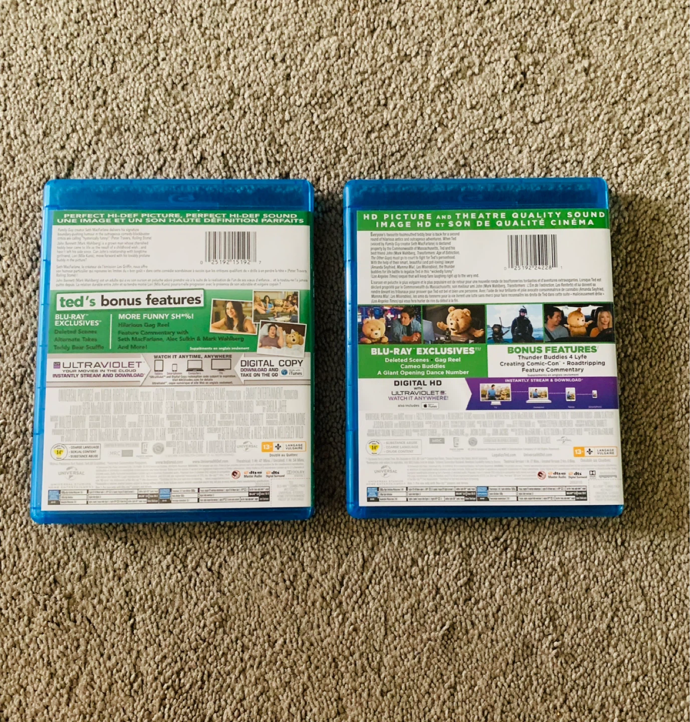 Blu-Ray DVD Ted and Ted 2 Movies (take both $9) - photo 2