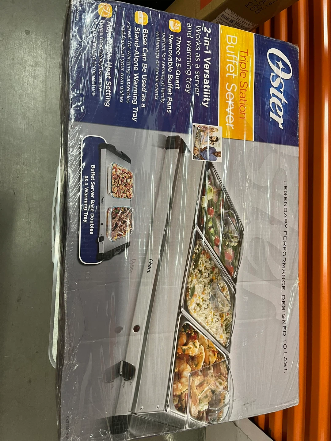 Oster Triple Station Buffet 2-in-1 Tray - photo 2