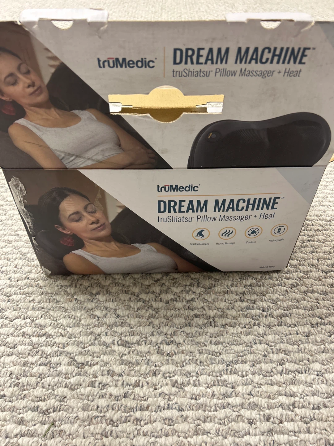 truMedic Dream Machine truShiatsu Pillow Massager + Heat