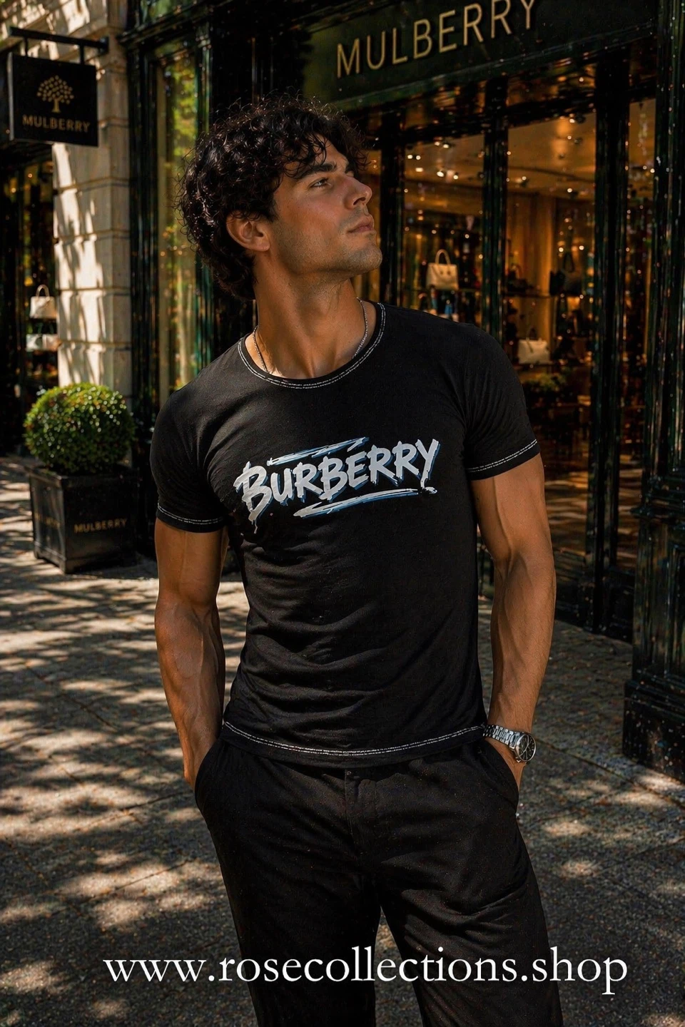 Burberry Men's Graphic T-Shirt - photo 4