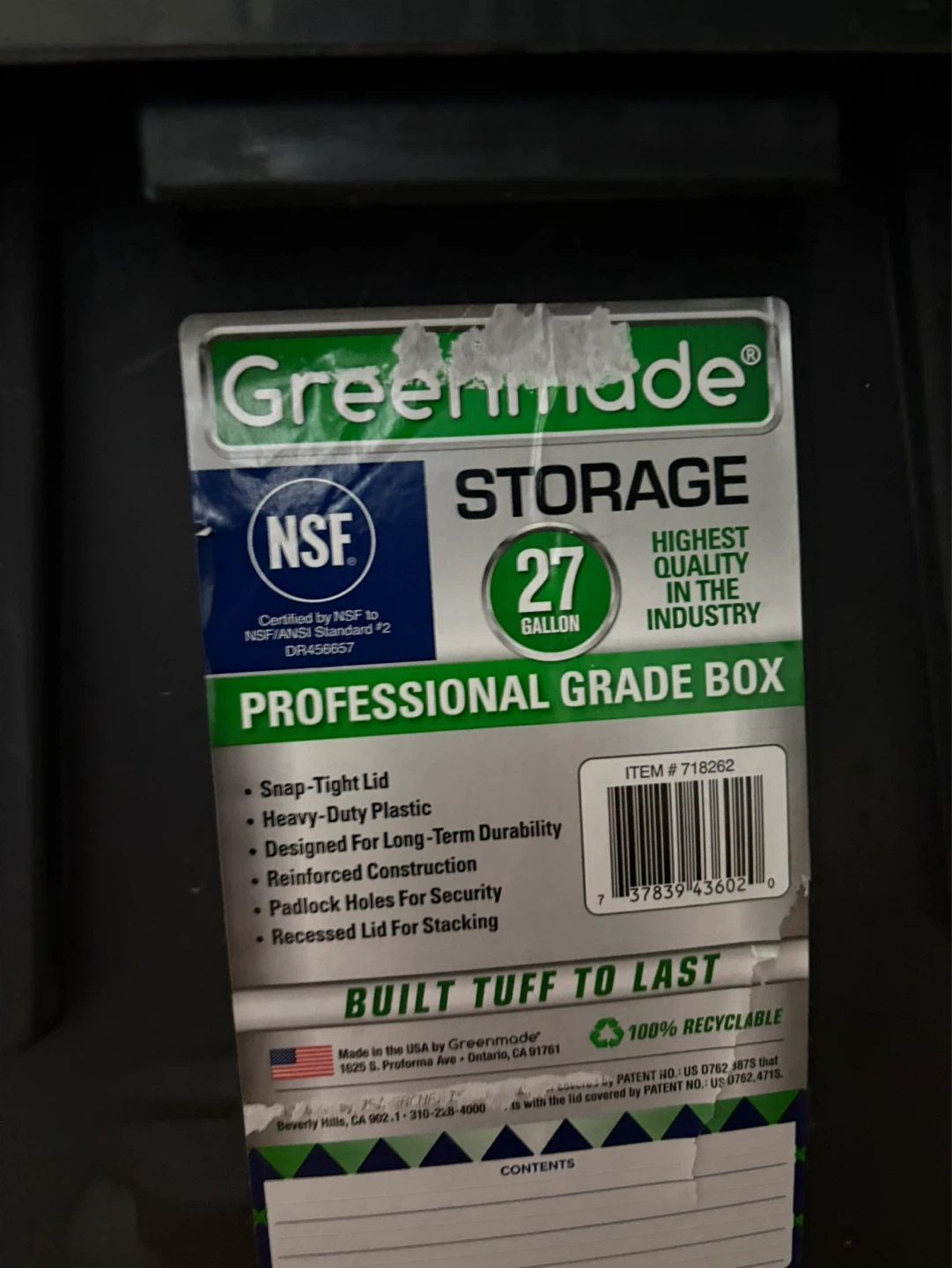 Large Storage Bins