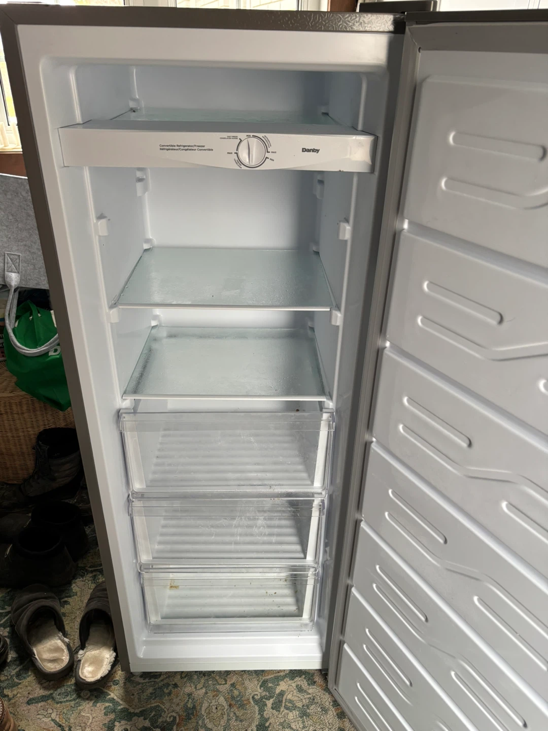 Danby Convertible Freezer/Refrigerator DUFM068A1SCD B - photo 2