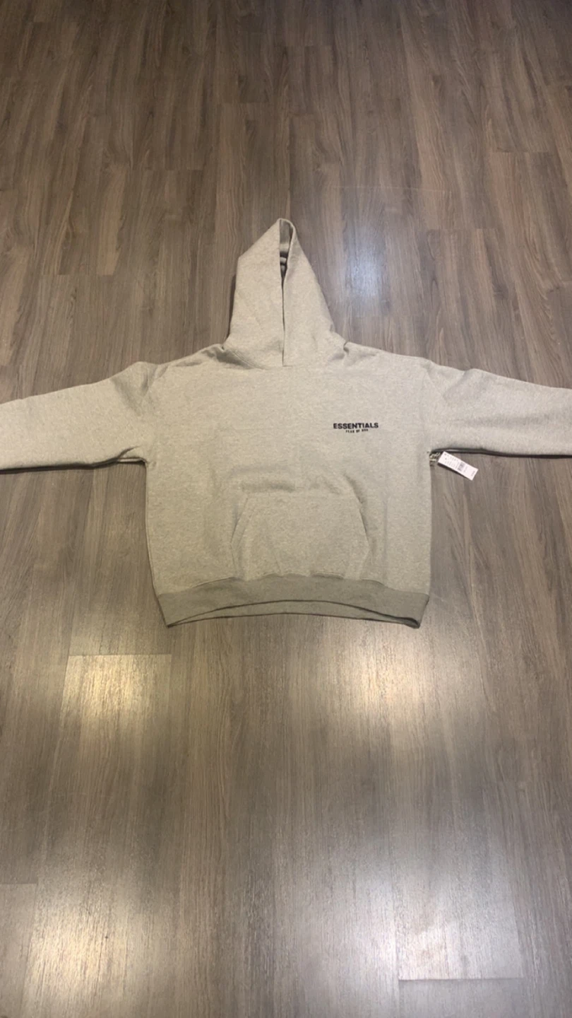 Fear of God Essentials Hoodie Grey