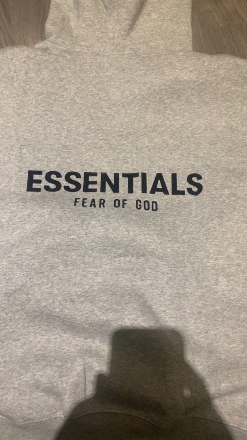 Fear of God Essentials Hoodie Grey - photo 4