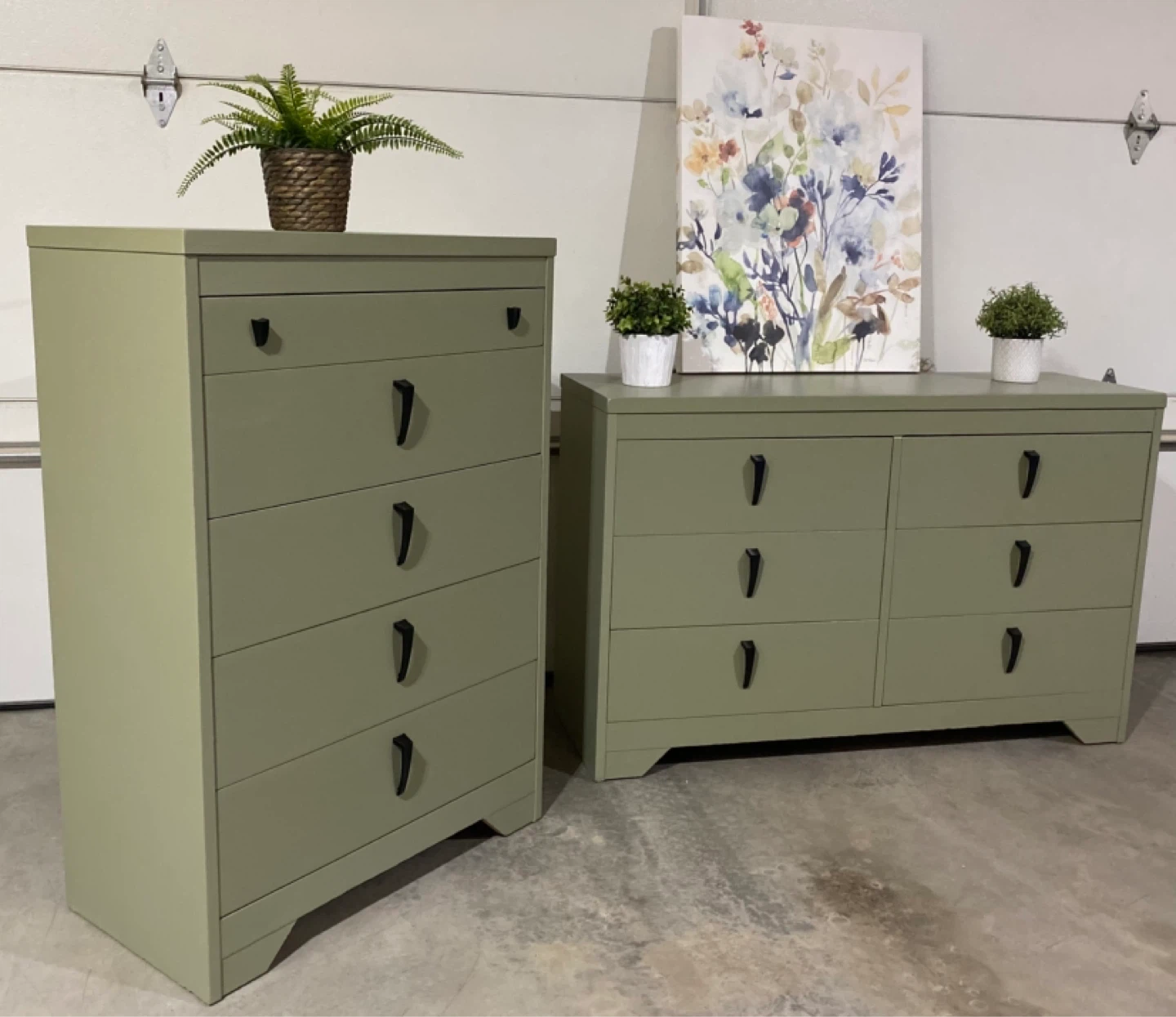 Beautiful Hardwood Mid Century Modern Bedroom Dressers - photo 2