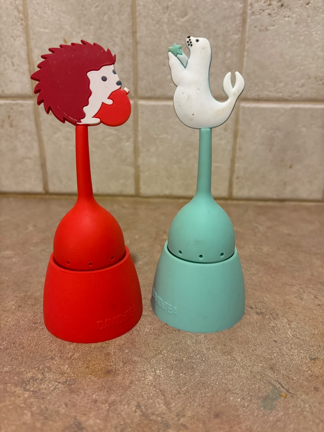 DavidsTea Hedgehog and Seal Tea Infusers