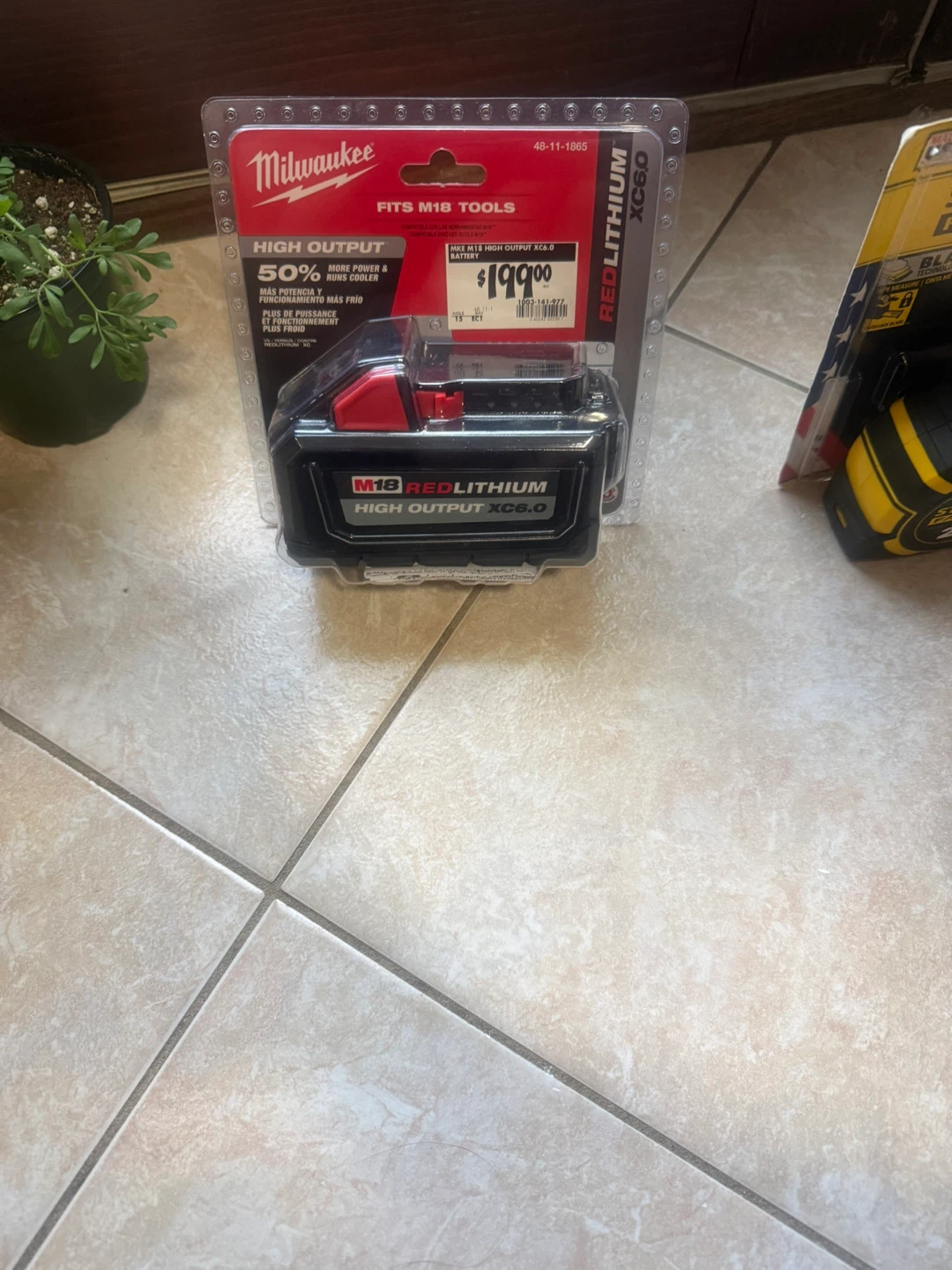 Milwaukee M18 REDLITHIUM HIGH OUTPUT XC6.0 Battery