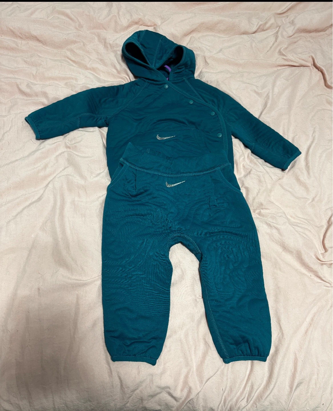Nike Baby Bunting Suit Teal