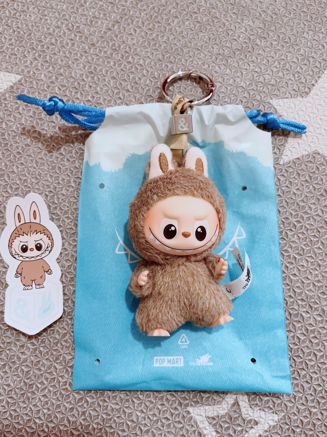 Pop Mart The Monsters Labubu keychain
