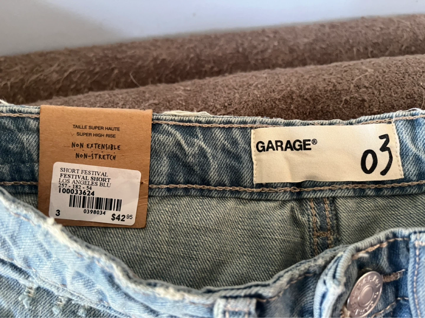 BNWT Garage Size 3 Jean Shorts - photo 2
