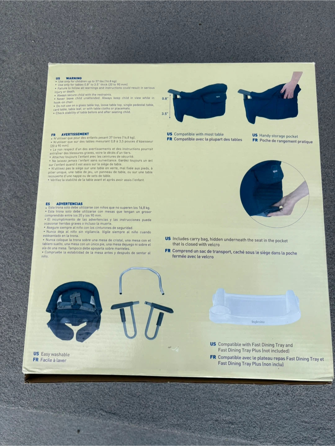 Portable table high chair - photo 2