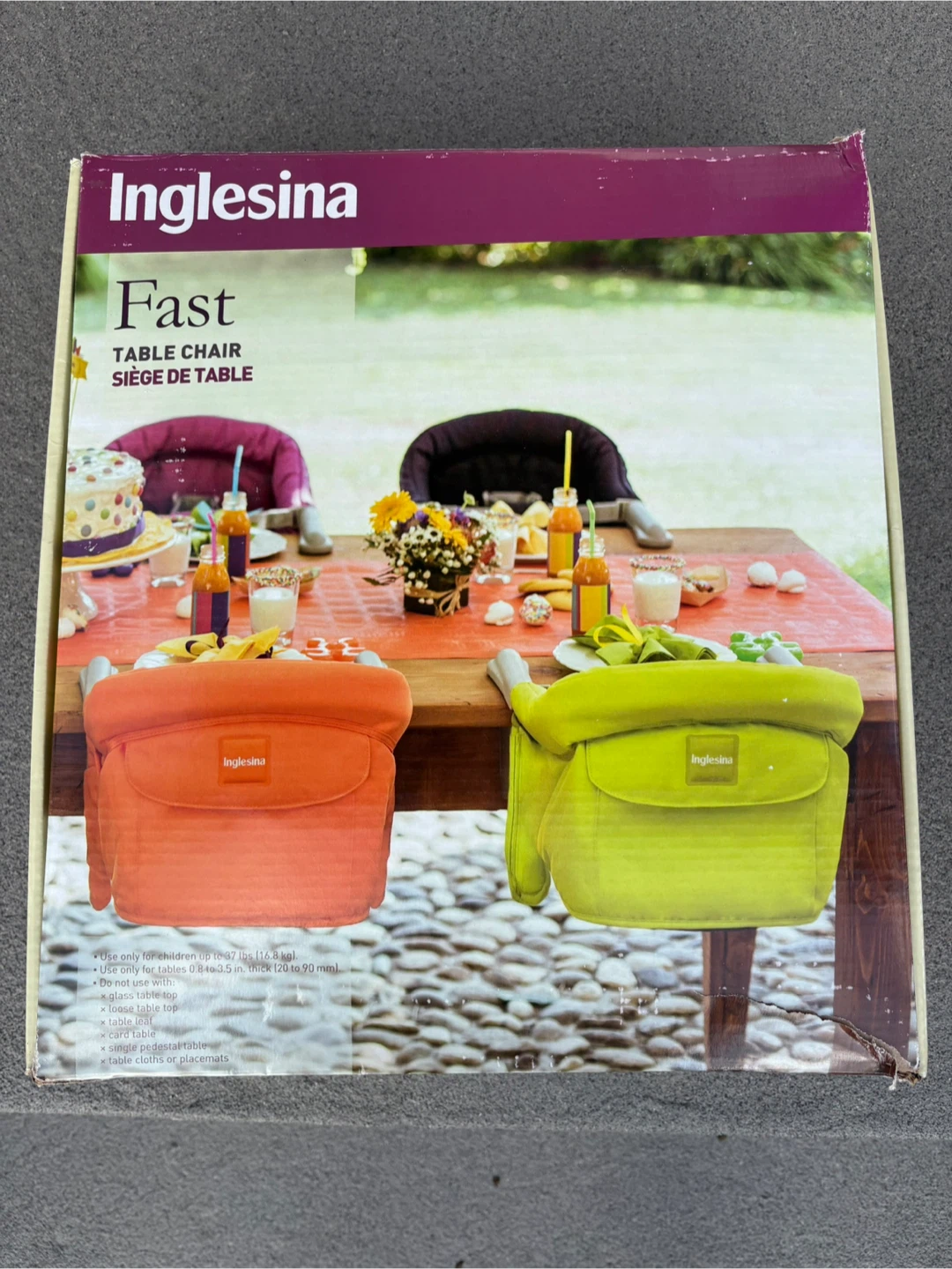 Portable table high chair