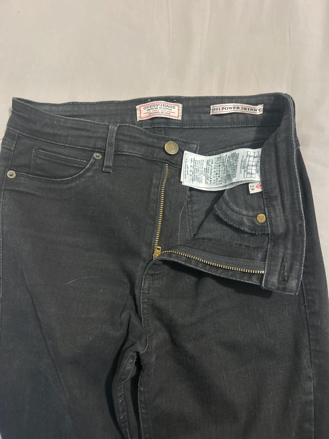 GUESS JEANS 1981 Power Skinny Black Jeans - photo 2