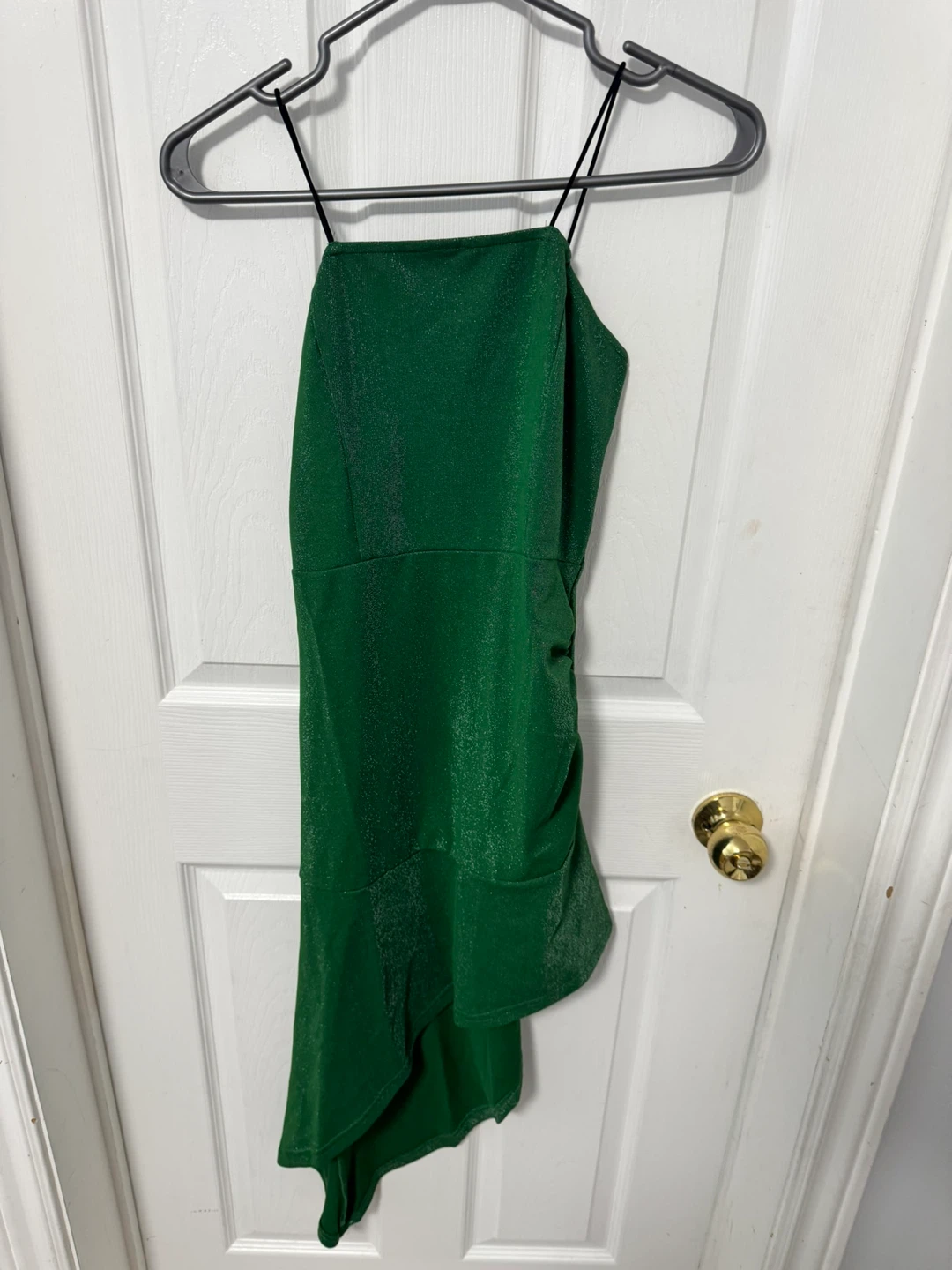 Yaya & Co. Red Ruched Sparkle Dress - photo 5