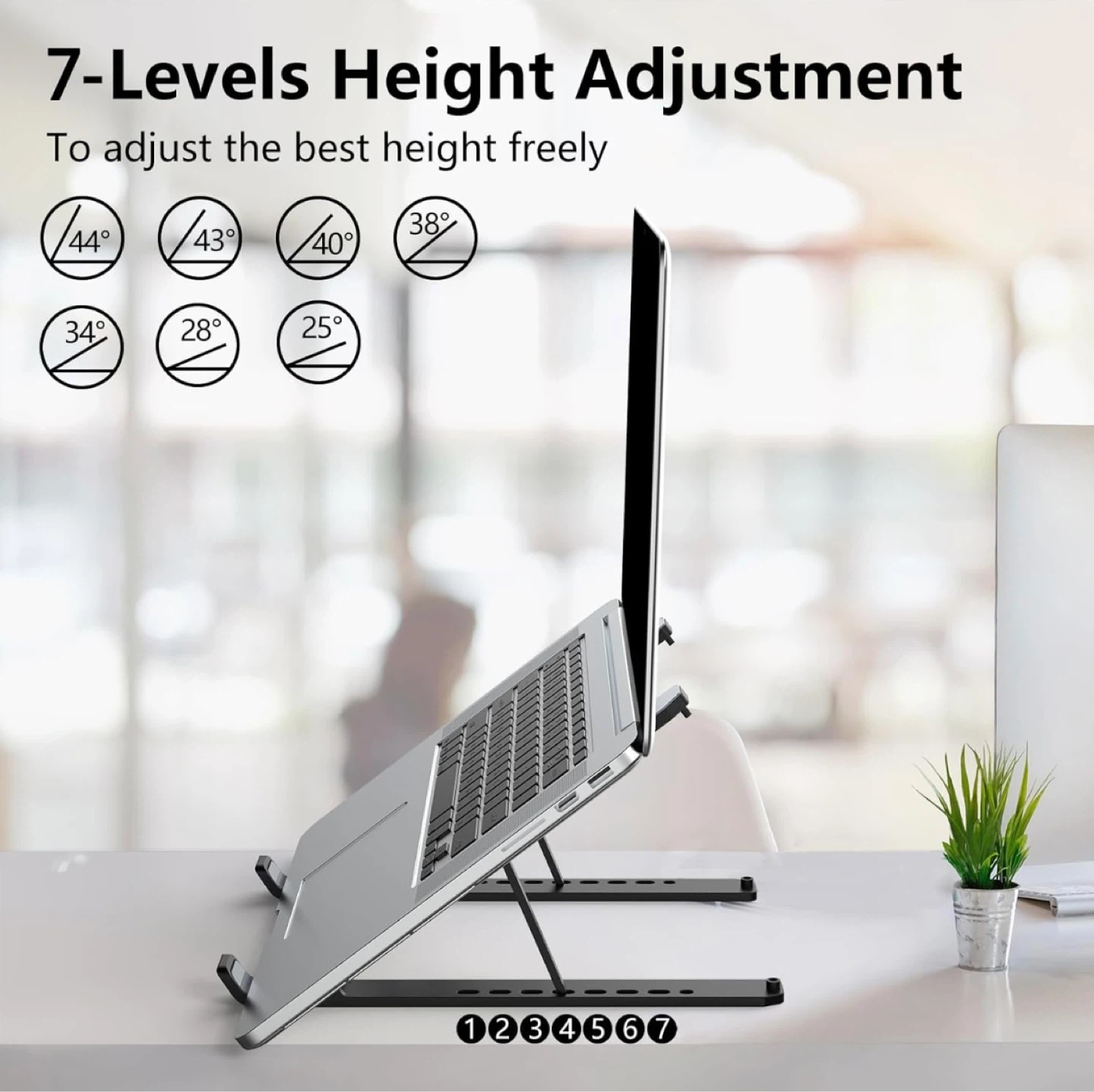 Adjustable Laptop Stand – Foldable, Ergonomic - photo 3