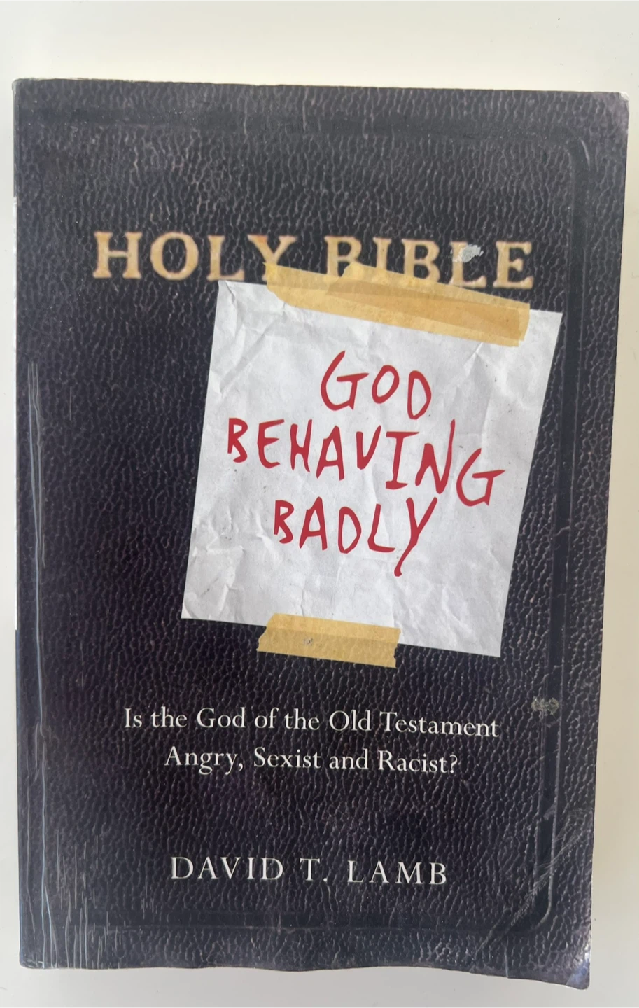 God Behaving Badly: Angry, Sexist and Racist? by David T. Lamb - photo 2